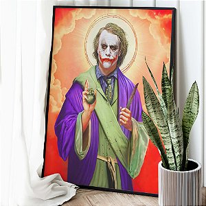 Quadro Santo Coringa Joker Joaquin Phoenix A3