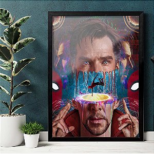 Quadro Doutor Estranho no Multiverso da Loucura Marvel Studios Homem Aranha A3