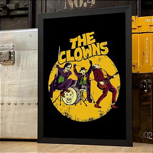Quadro The Clowns Band Banda Dos Palhaços Joker Coringa DC Comics A3