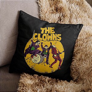 Almofada The Clowns Band Banda Dos Palhaços Joker Coringa DC Comics 45x45