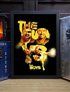 Quadro The Boys Série Super Heróis 3ª Temporada Prime Video A3