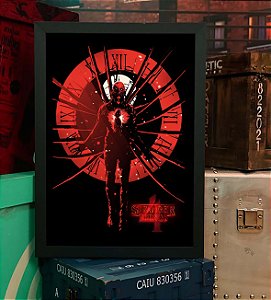 Quadro Stranger Things Poster 4ª Temporada Hellfire Club Netflix A3