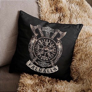 Almofada Vikings Valhalla Espera valhalla Awaits Ragnar Lothbrok 45x45