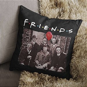 Almofada Friends Halloween Horror Freddy Jason Saw Hannibal It Mayers 45x45