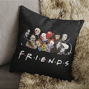 Almofada Friends Halloween Horror Serial Killers Terror 45x45