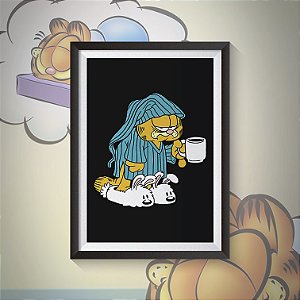 Quadro Good Morning Garfield Coffee A3