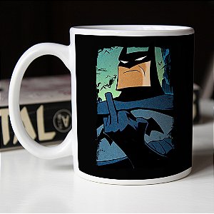Caneca Batman Fuck DC Comics Branca