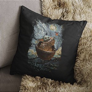 Almofada Aesthetic Baby Yoda Butterfly Star Wars 45x45