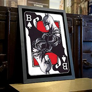 Quadro Batman Card Chaos In Gotham Carta Caos Em Gotham DC Comics A3