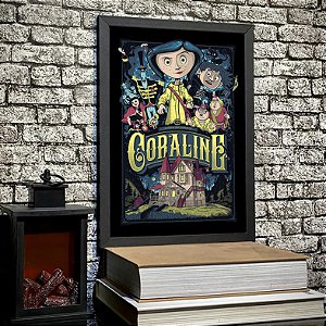 Quadro Be Careful What You Wish For Cuidado com o que você deseja para Coraline A3