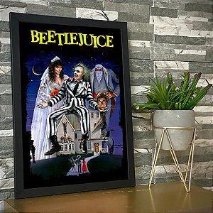 Quadro Beetlejuice Os Fantasmas Se Divertem A3