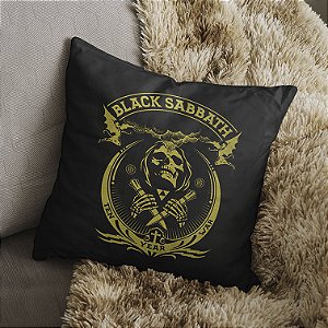 Almofada Black Sabbath Ten Year War Heavy Metal 45x45