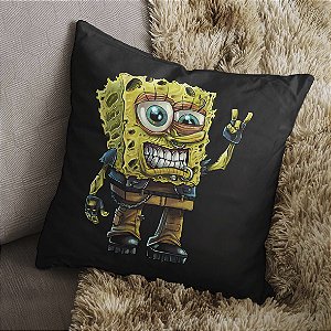Almofada Bob Esponja Rock And Roll 45x45