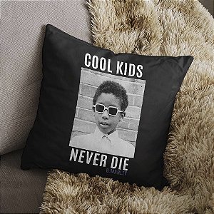 Almofada Cool Kids Never Die Bob Marley Reggae 45x45
