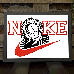 Quadro Nike Chucky Boneco Assassino A3