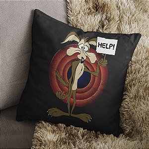 Almofada Wile Coyote Acme Help 45x45