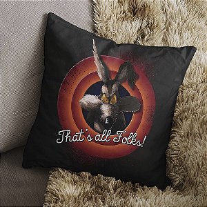 Almofada Wile Coyote Acme Thats all Folks 45x45