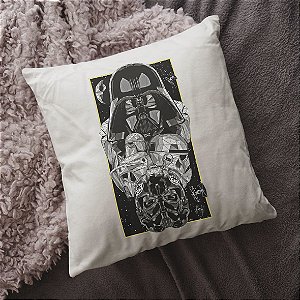 Almofada Darth Vader e os Troopers Império Star Wars 45x45