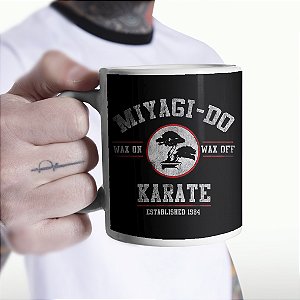 Caneca Miyagi-Do Karate Kid Daniel LaRusso Branca
