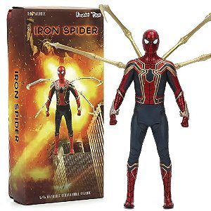 Estátua Homem Aranha Spider Man Iron Spider Vingadores Ultimato Avengers Endgame Marvel Comics Escala 1/6 Empire Toys