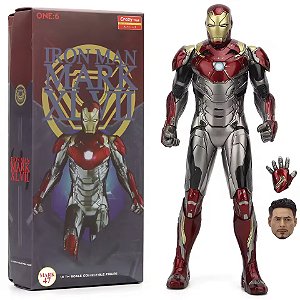 Estátua Homem de Ferro Iron Man Mark 47 MK XLVII Homem de Ferro 3 Marvel Comics Escala 1/6 Empire Toys