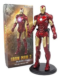 Estátua Homem de Ferro Iron Man Mark 4 MK IV Homem de Ferro 2 Iron Man 2 Marvel Comics Escala 1/6 Empire Toys
