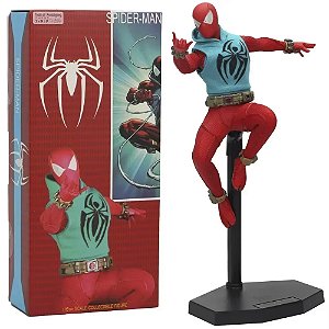 Estátua Homem-Aranha Spider-Man Scarlet Aranha Escarlate Ben Reilly Marvel Comics Escala 1/6 Team Of The Prototyping
