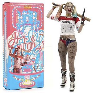 Estátua Arlequina Harley Quinn Esquadrão Suicida Suicide Squad DC Comics Escala 1/6 Crazy Toys