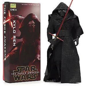 Action Figure Kylo Ren Ben Solo Star Wars The Last Jedi Escala 1/6 Crazy Toys