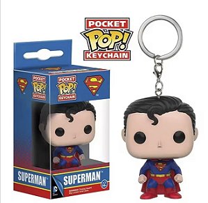 Funko Pocket Pop Keychains Chaveiro Super Homem Superman DC Comics