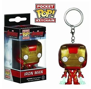 Funko Pocket Pop Keychains Chaveiro Homem de Ferro Iron Man Avengers Marvel Comics