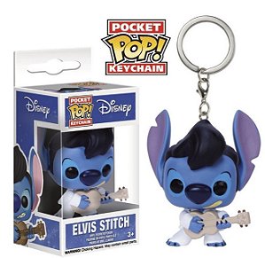 Funko Pocket Pop Keychains Chaveiro Elvis Stitch Lilo e Stitch Disney
