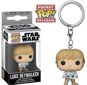 Funko Pocket Pop Keychains Chaveiro Luke Skywalker Star Wars Guerras nas Estrelas