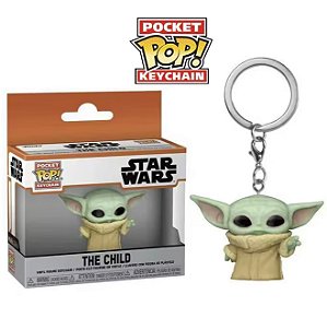 Funko Pocket Pop Keychains Chaveiro Baby Yoda Star Wars Guerras nas Estrelas