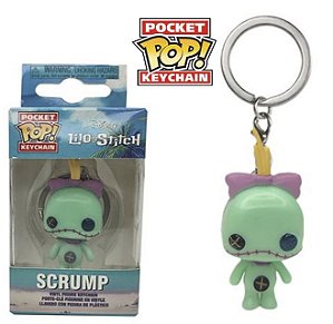 Funko Pocket Pop Keychains Chaveiro Scrump Lilo e Stitch Disney