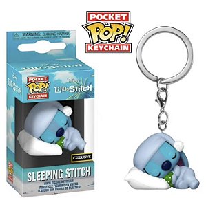 Funko Pocket Pop Keychains Chaveiro Sleeping Stitch Dormindo Lilo e Stitch Disney