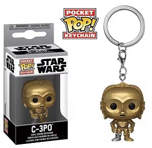 Funko Pocket Pop Keychains Chaveiro C-3PO Star Wars Guerras nas Estrelas
