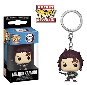 Funko Pocket Pop Keychains Chaveiro Tanjiro Kamado Demon Slayer Anime