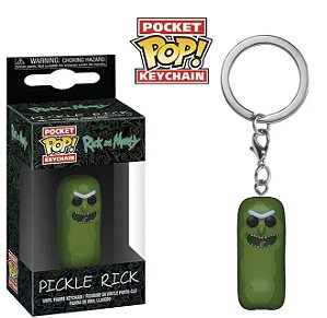 Funko Pocket Pop Keychains Chaveiro Pickle Rick Rick and Morty