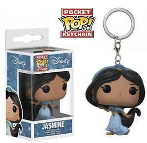 Funko Pocket Pop Keychains Chaveiro Princesa Jasmine Aladdin Disney
