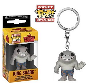Funko Pocket Pop Keychains Chaveiro King Shark O Esquadrão Suicida Suicide Squad DC Comics