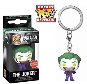 Funko Pocket Pop Keychains Chaveiro Joker Coringa Dceased DC Comics