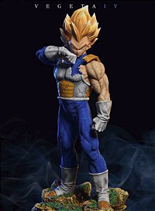 Estátua Colecionável Vegeta Saiyajin Dragon Ball Z 28 cm