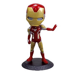 Estátua Colecionável Qposket Homem de Ferro Iron Man DC Comics 15 cm
