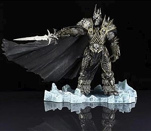 Estátua Colecionável Rei Arthas Menethil World Of Warcraft Wrath The Lich King Deluxe Collector 21 cm