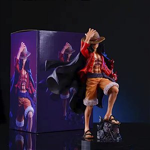 Estátua Colecionável Monkey D. Luffy Badass One Piece 24 cm