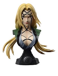 Estátua Busto Colecionável Tsunade Senju Naruto Shippuden Anime 15 cm
