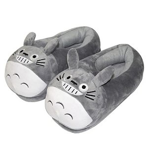 Pantufa de Pelúcia 3D Totoro no Tonari Meu Amigo Totoro Tamanho Único 28 cm