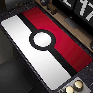 Mousepad Gamer Pokebola Pokémon 90x40 cm