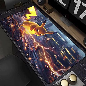 Mousepad Gamer Pikachu Pokémon 90x40 cm